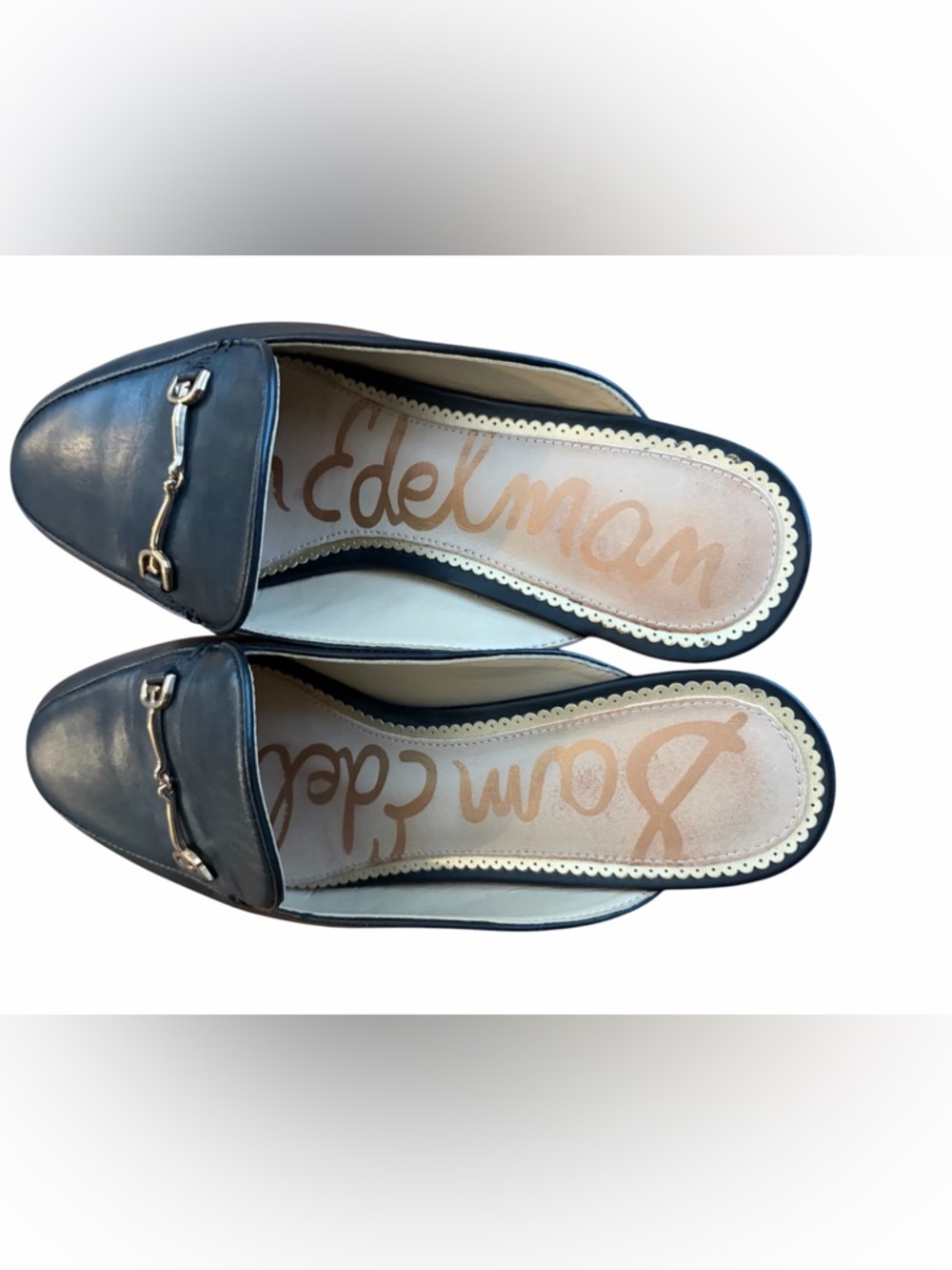 Women’s Black Slip-On Bit Loafers - Picture 2 of 5